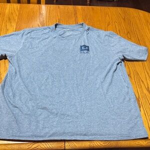 Huk Men's Heather Blue Short Sleeve Tee 2XL